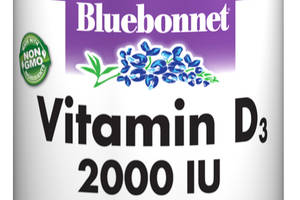 Витамин D3 2000IU Bluebonnet Nutrition 250 желатиновых капсул