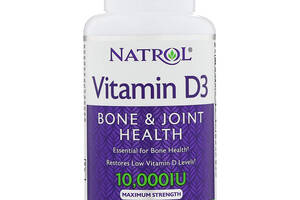 Витамин D3 Natrol 10.000 МЕ 60 таблеток (24657)