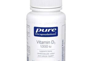 Витамин D3 Pure Encapsulations 1.000 МЕ 60 капсул (21484)