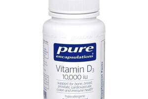 Витамин D3 Pure Encapsulations 10000 МЕ 120 капсул (21488)