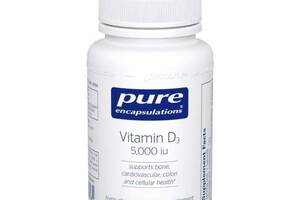Витамин D3 Pure Encapsulations 5000 МЕ 60 капсул (21489)