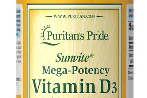 Витамин Д3 Puritans Pride 10 000 МЕ 100 капсул (32107)