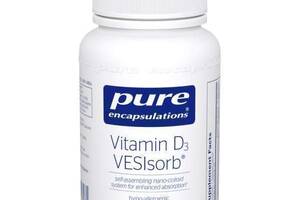 Витамин D3 VESIsorb Pure Encapsulations 60 капсул (21537)