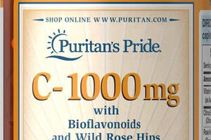 Витамин С с биофлавоноидами Puritans Pride 1000 мг 100 капсул (31032)
