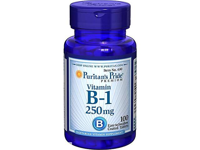 Витамин В1 Puritans Pride 250 мг 100 таблеток (30992)