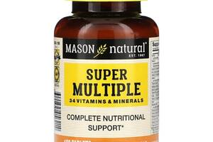 Витаминно-минеральный комплекс Mason Natural Super Multiple 100 Tabs