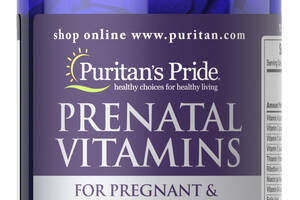 Витамины для беременных Puritans Pride Prenatal Vitamins 100 капсул (32015)