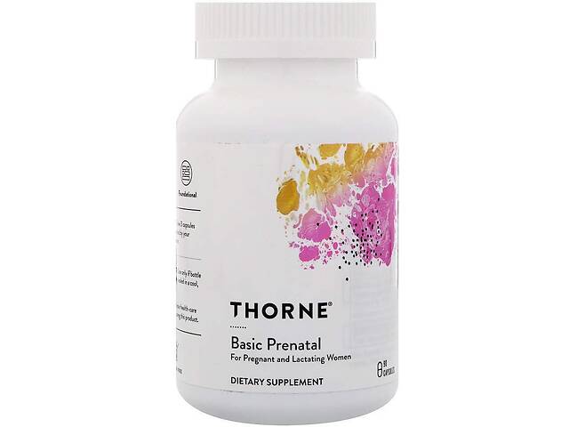 Витамины для беременных Thorne Research Prenatal 90 капсул (437)