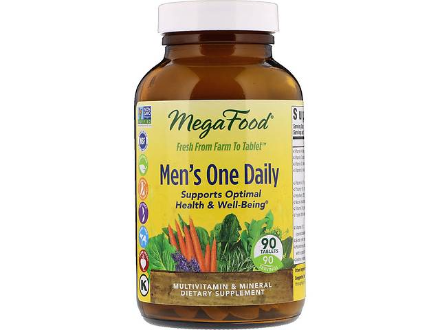 Витамины для мужчин MegaFood Mens One Daily без железа 90 таблеток (2291)