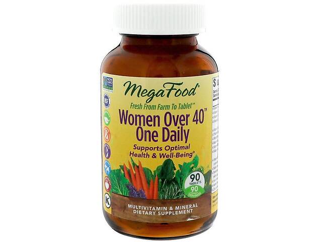 Витамины для женщин MegaFood Women Over 40+ 90 таблеток (7995)