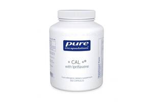 Витамины при остеопорозе, Pure Encapsulations, +CAL+ Ipriflavone, 210 капсул (21881)