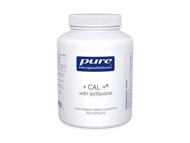 Витамины при остеопорозе, Pure Encapsulations, +CAL+ Ipriflavone, 210 капсул (21881)