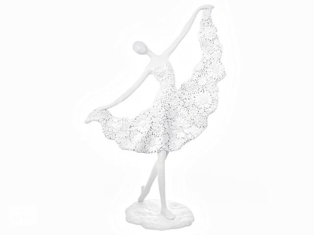 Интерьерная статуэтка Lefard Ballerina 40 см White AL120199