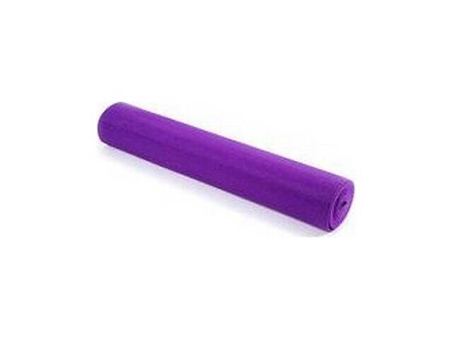 Йога мат GreenCamp 4мм (61*173) PVC, фиолетовый