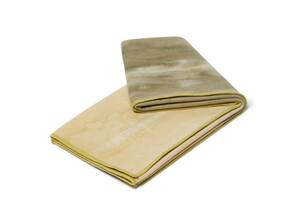 Йога-полотенце для рук Manduka eQua Hand Towel Earth Tie Dye 67x40 см желто-оливковый