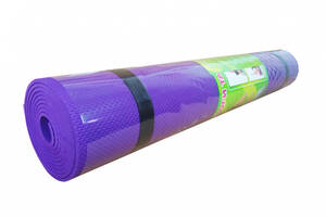 Йогамат, килимок для йоги M 0380-1 матеріал EVA (Фіолетовий)