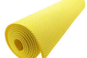 Йогамат, килимок для йоги M 0380-1 матеріал EVA (Жовтий)