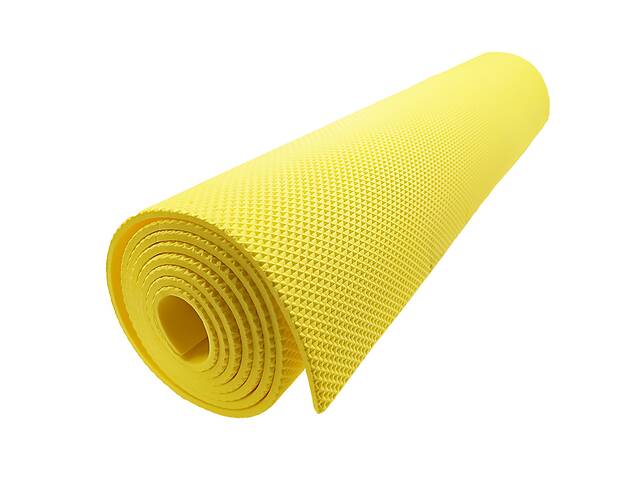Йогамат, килимок для йоги M 0380-1 матеріал EVA (Жовтий)