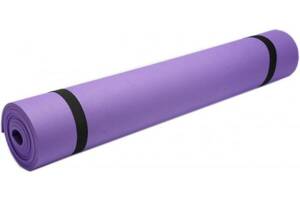 Йогамат, килимок для йоги M 0380-2 матеріал EVA (Фіолетовий)
