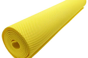 Йогамат, килимок для йоги M 0380-2 матеріал EVA (Жовтий)