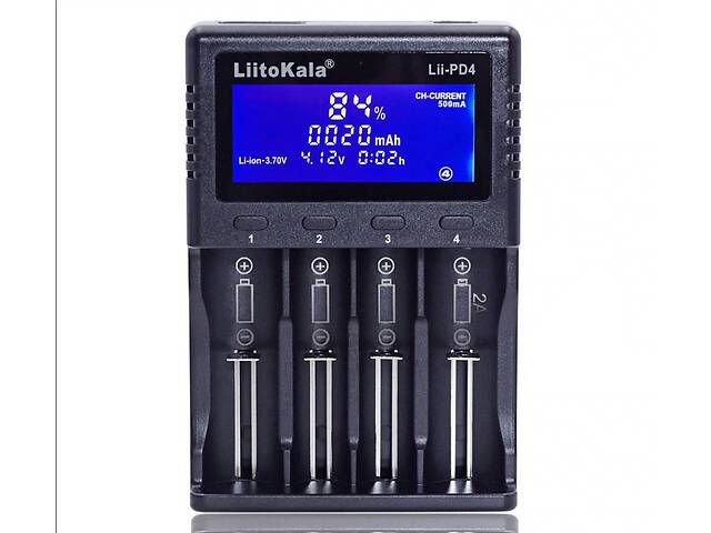 Зарядное устройство LiitoKala Lii-PD4 LCD (AJ-lip4)