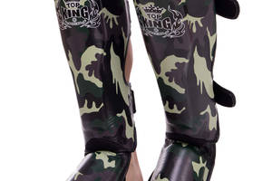 Защита голени и стопы TOP KING Empower Camouflage TKSGEM-03 M Камуфляж зеленый