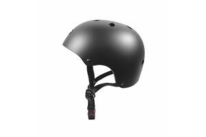 Защитный шлем для катания на роликовых коньках скейтборде Helmet T-005 Black S