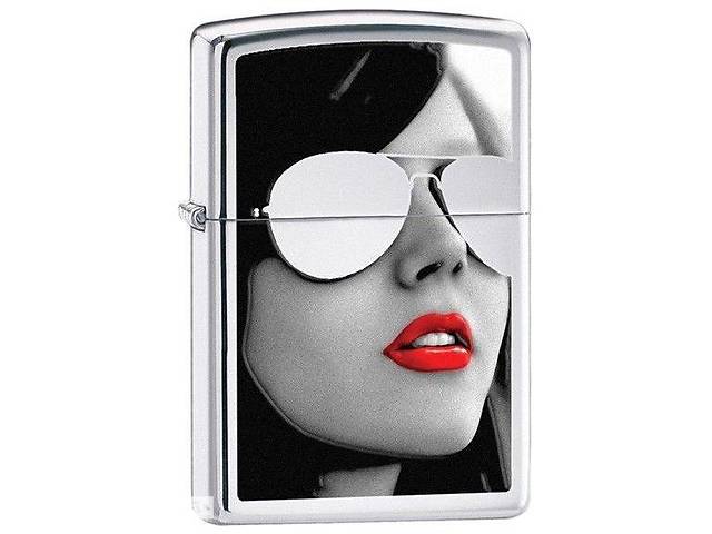 Зажигалка бензиновая Zippo bs Sunglasses серый