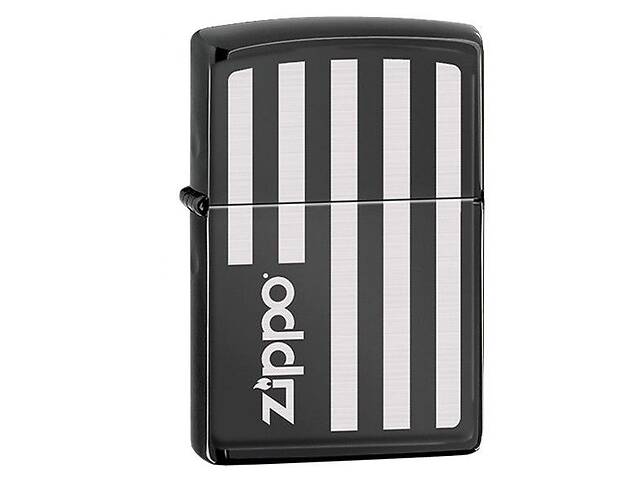 Зажигалка бензиновая Zippo Flag Ebony Черная (323739)