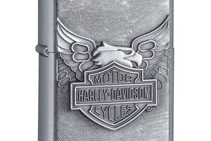 Зажигалка бензиновая Zippo Harley-Davidson Iron Eagle Emblem Street Chrome (20230)