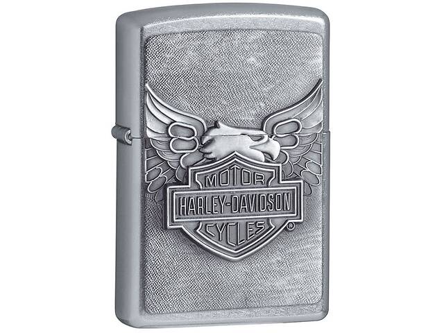 Зажигалка бензиновая Zippo Harley-Davidson Iron Eagle Emblem Street Chrome (20230)