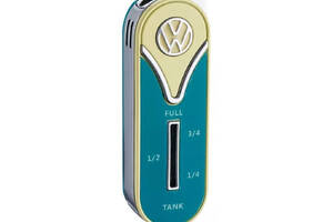 Зажигалка газовая пьезо Licences VW Metal Lighter Fuel Gauge металл Желто-голубая (40610130YEBLU)