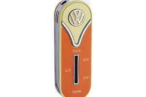 Зажигалка газовая пьезо Licences VW Metal Lighter Fuel Gauge Желто-оранжевая (40610130YEOR)