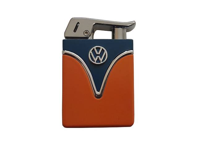 Зажигалка газовая пьезо Licences VW Metal Lighter Tank Оранжево-голубой (40610129BLUOR)