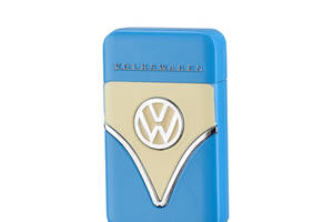 Зажигалка газовая пьезо турбо Licences VW Full Cap Metal Желто-голубая (40610124YEBLU)