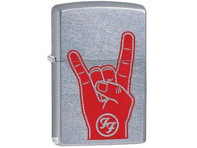 Зажигалка Zippo Foo Fighter серый