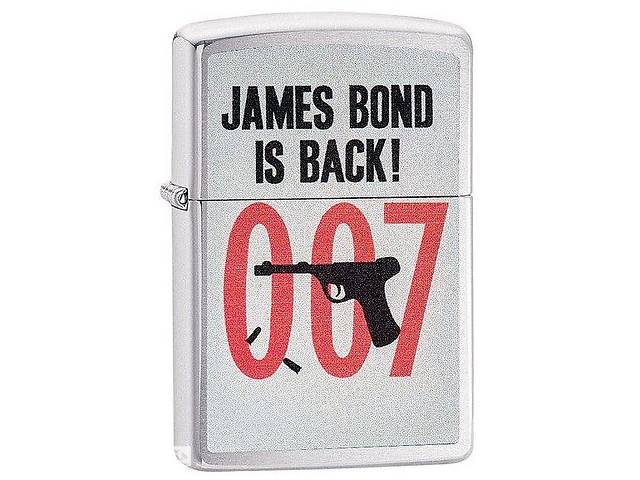 Зажигалка Zippo James Bond серый