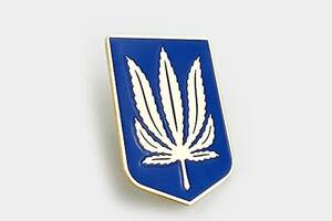 Значок Dobroznak 'Конопля' синя