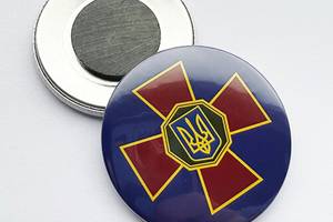 Значок на магніті Національної гвардії України 56мм