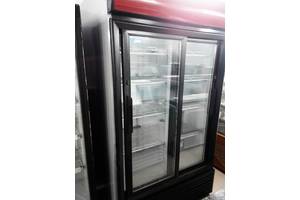Холодильный шкаф бу двухдверный на 900 л Frigorex, стеклянные двери
