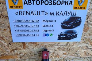 Кнопка аварійки Renault Scenic 3 Megane 3 09-2015р. 8200214896