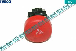 Кнопка аварийной сигнализации 500326483 Iveco / ИВЕКО DAILY III 1999-2006 / ДЭЙЛИ Е3 99-06
