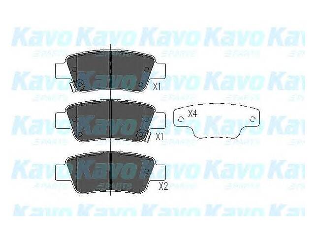 Колодки гальмівні HONDA CR-V III (RE) CR-V IV (RE)