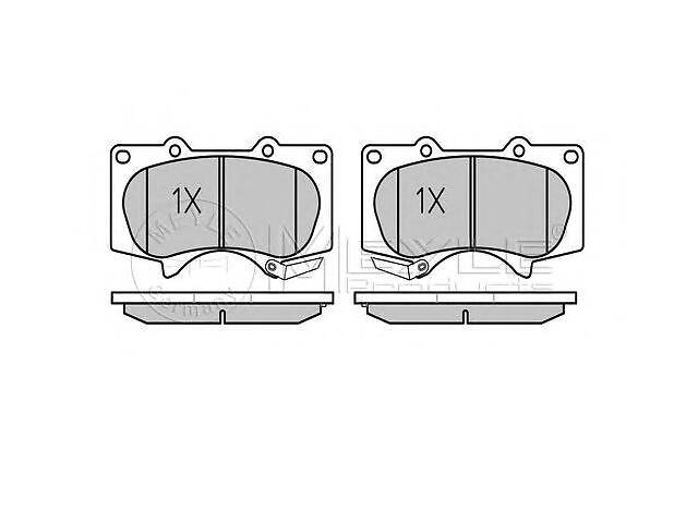 Колодки тормозные MITSUBISHI MONTERO IV (V8_W, V9_W) TOYOTA LAND CRUISER (LJ12_, KZJ12_, TRJ12_, KDJ12_, GRJ12_)