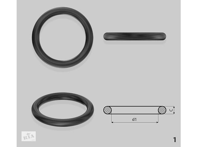 Кольцо резиновое круглого сечения C1,55 d1 x35,5 EMMETEC O-02619V