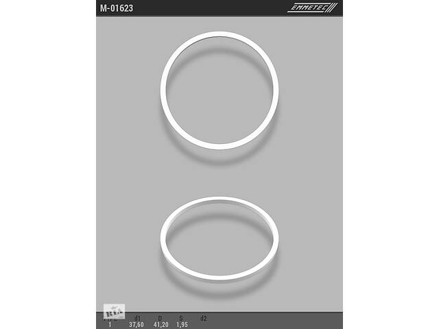 Кольцо тефлоновое ГУР O37,6x41,2 S1,95 тип 1 EMMETEC M-01623