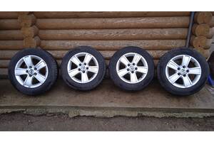 КОМПЛЕКТ 4шт Диск титановый с шиной 6.5 J x 1.5 H2, 1z0601025s, 195/65 R15 Skoda (Продажа только комплектом) 160123