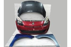 Комплект для Renault Scenic 3, Grand Scenic капот, бампер передній, фари передні пара, крила 2009-2019