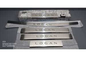Комплект накладок пороги и багажник RENAULT Logan 7711547258 оригинал