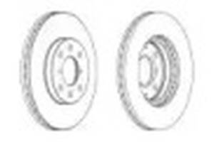 Комплект передних тормозных дисков (2 шт) NT0152019 на Suzuki Splash 2008-2015